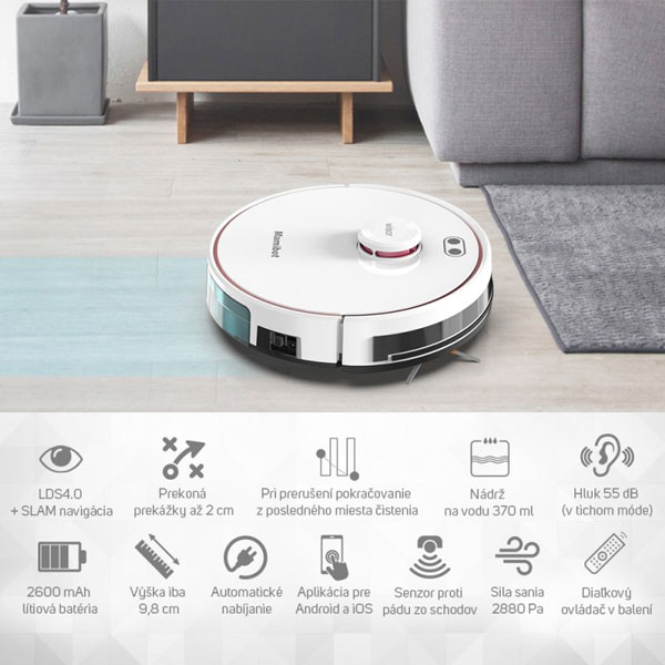 Mamibot EXVAC880 Wisor robotický vysávač Mamibot EXVAC880 Wisor robotický vysávač