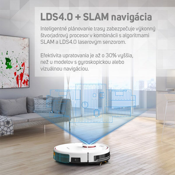 Mamibot EXVAC880 Wisor  robotický vysávač