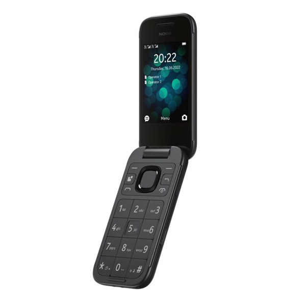Nokia 2660 Flip Dual SIM, čierna