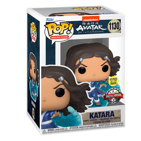 POP! Animation: Katara (Avatar The Last Airbender) Metallic Special Edition (Glows in The Dark)