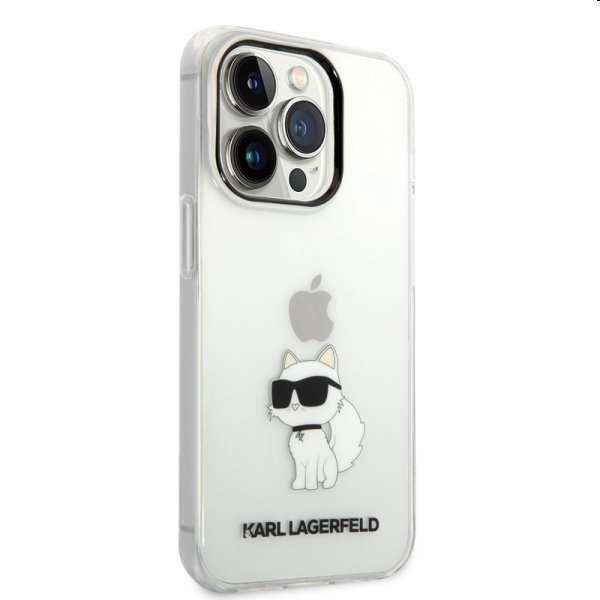 Zadný kryt Karl Lagerfeld IML Choupette NFT pre Apple iPhone 14 Pro Max, transparentná