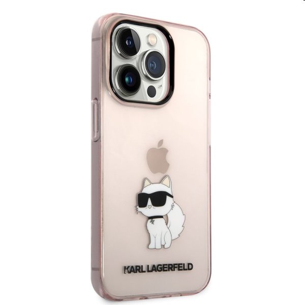Zadný kryt Karl Lagerfeld IML Choupette NFT pre Apple iPhone 14 Pro, ružová