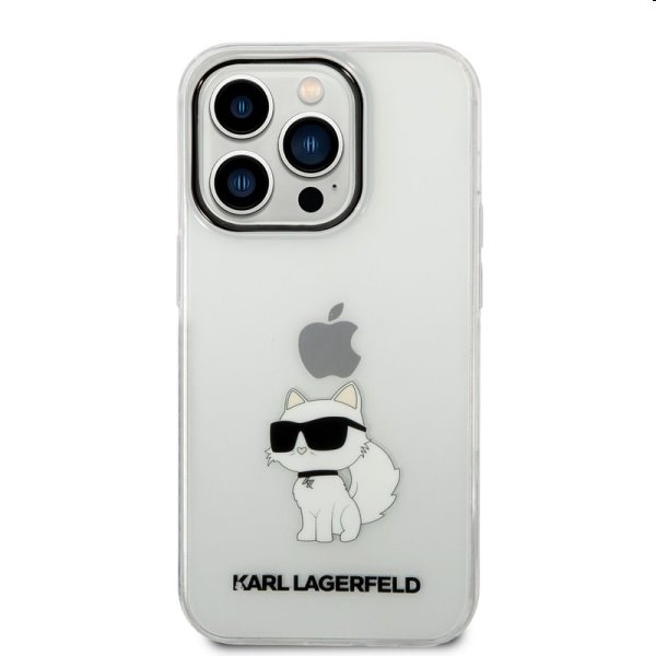 Zadný kryt Karl Lagerfeld IML Choupette NFT pre Apple iPhone 14 Pro, transparentná
