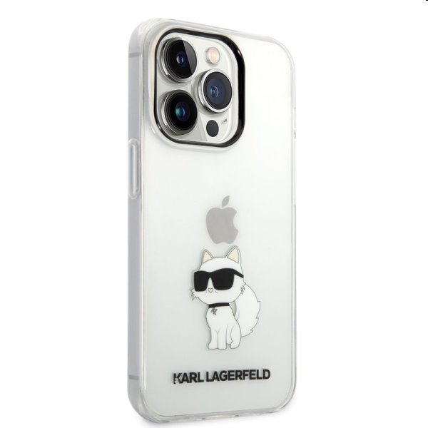 Zadný kryt Karl Lagerfeld IML Choupette NFT pre Apple iPhone 14 Pro, transparentná