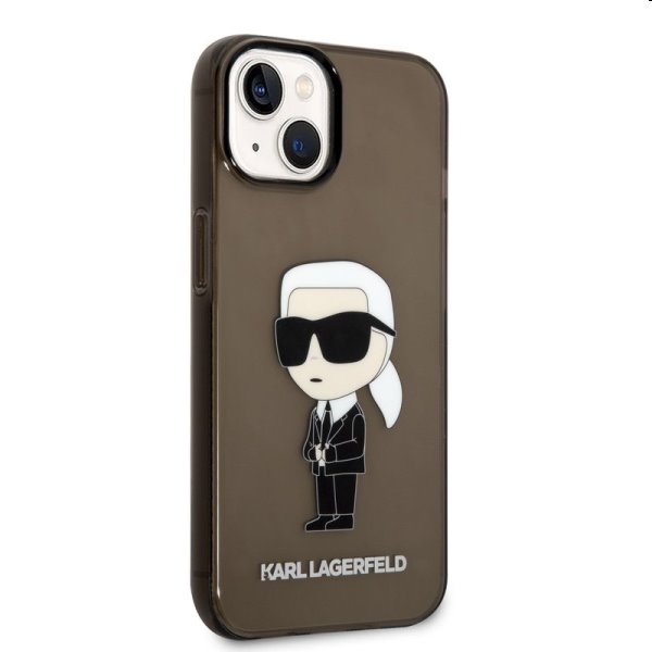 Zadný kryt Karl Lagerfeld IML Ikonik NFT pre Apple iPhone 14 Plus, čierna Zadný kryt Karl Lagerfeld IML Ikonik NFT pre Apple iPhone 14 Plus, čierna