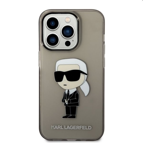 Zadný kryt Karl Lagerfeld IML Ikonik NFT pre Apple iPhone 14 Pro Max, čierna Zadný kryt Karl Lagerfeld IML Ikonik NFT pre Apple iPhone 14 Pro Max, čierna