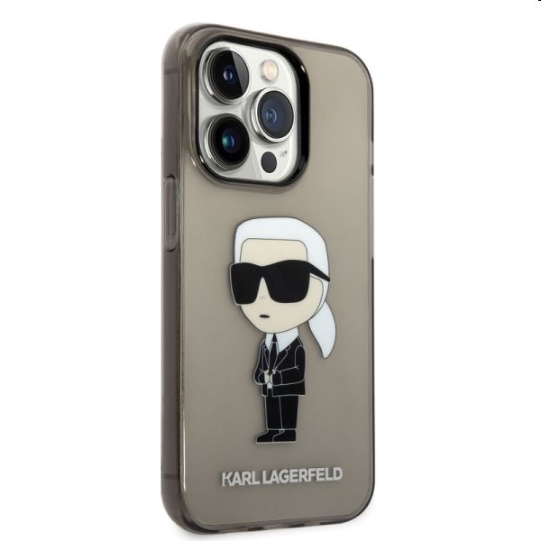 Zadný kryt Karl Lagerfeld IML Ikonik NFT pre Apple iPhone 14 Pro Max, čierna Zadný kryt Karl Lagerfeld IML Ikonik NFT pre Apple iPhone 14 Pro Max, čierna
