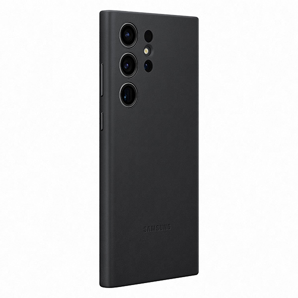 Puzdro Leather Cover pre Samsung S23 Ultra, black Puzdro Leather Cover pre Samsung S23 Ultra, black
