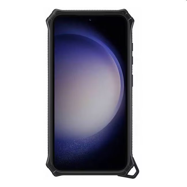 Zadný kryt Rugged Gadget pre Samsung Galaxy S23 Plus, titan (s odnímateľným úchytom)