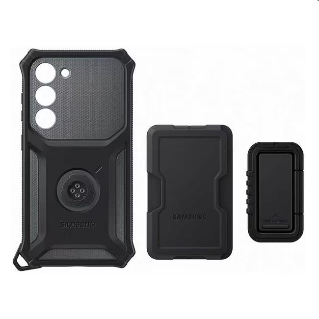 Zadný kryt Rugged Gadget pre Samsung Galaxy S23 Plus, titan (s odnímateľným úchytom) Zadný kryt Rugged Gadget pre Samsung Galaxy S23 Plus, titan (s odnímateľným úchytom)