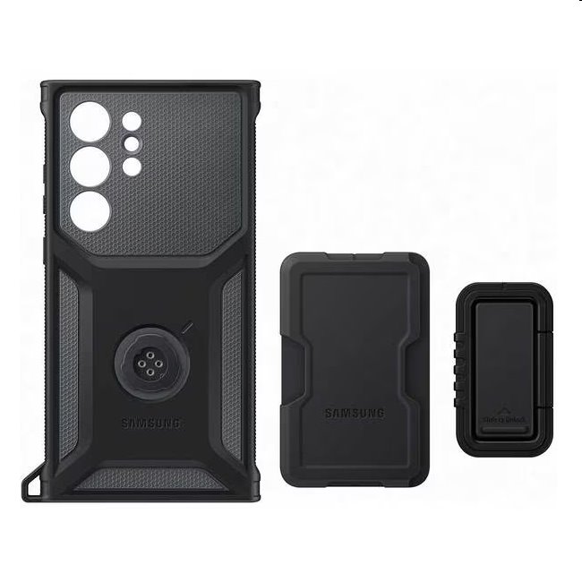 Zadný kryt Rugged Gadget pre Samsung Galaxy S23 Ultra, titan (s odnímateľným úchytom) Zadný kryt Rugged Gadget pre Samsung Galaxy S23 Ultra, titan (s odnímateľným úchytom)