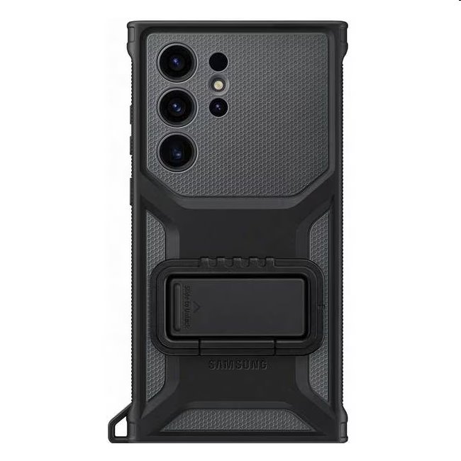 Zadný kryt Rugged Gadget pre Samsung Galaxy S23 Ultra, titan (s odnímateľným úchytom) Zadný kryt Rugged Gadget pre Samsung Galaxy S23 Ultra, titan (s odnímateľným úchytom)