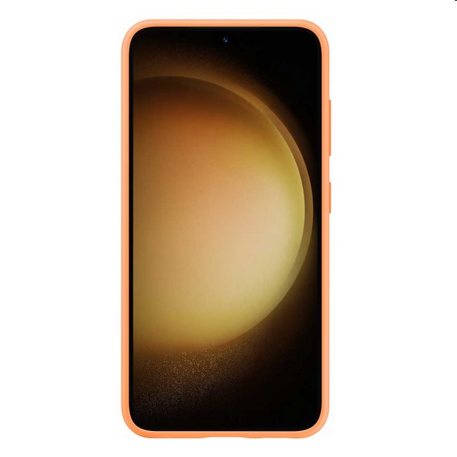 Zadný kryt Silicone Cover pre Samsung Galaxy S23, oranžová