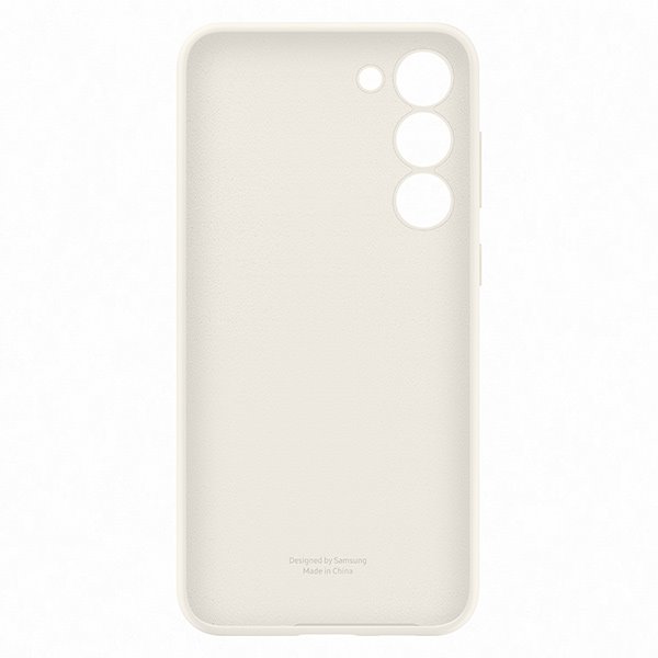 Zadný kryt Silicone Cover pre Samsung Galaxy S23 Plus, biela Zadný kryt Silicone Cover pre Samsung Galaxy S23 Plus, biela