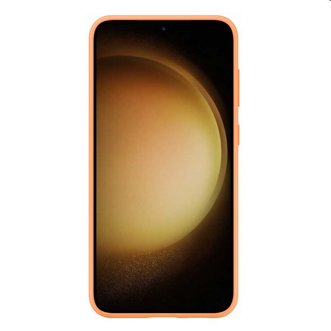 Zadný kryt Silicone Cover pre Samsung Galaxy S23 Plus, oranžová