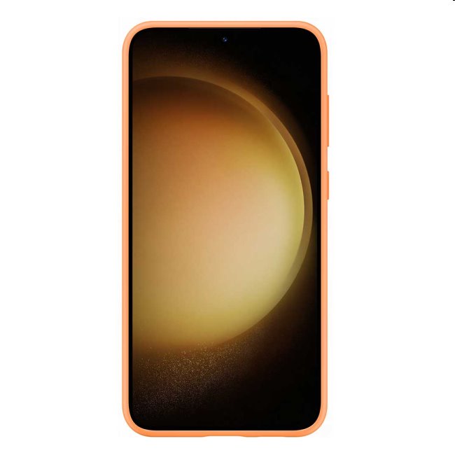 Zadný kryt Silicone Cover pre Samsung Galaxy S23 Plus, oranžová