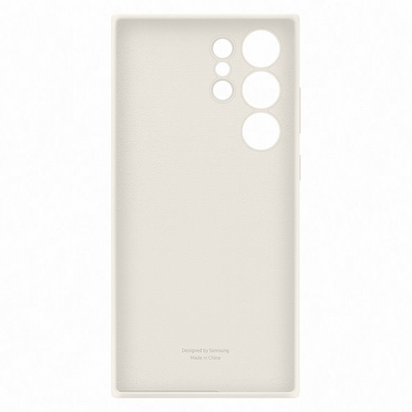 Zadný kryt Silicone Cover pre Samsung Galaxy S23 Ultra, biela