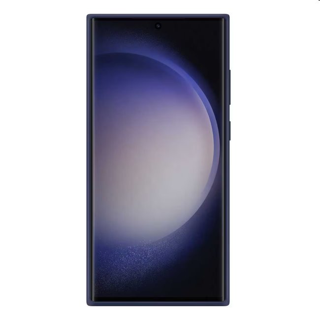 Zadný kryt Silicone Cover pre Samsung Galaxy S23 Ultra, tmavo modrá