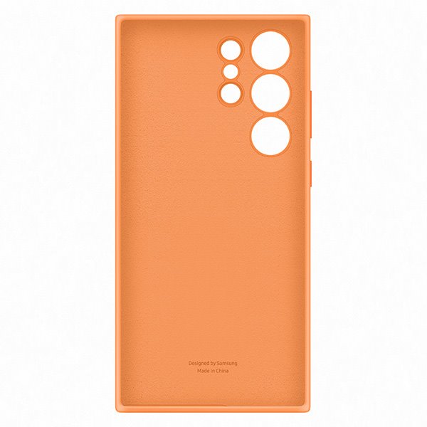Zadný kryt Silicone Cover pre Samsung Galaxy S23 Ultra, oranžová