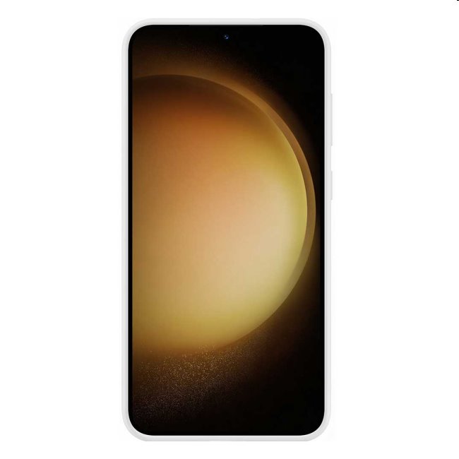 Zadný kryt Silicone Grip Cover pre Samsung Galaxy S23 Plus, biela