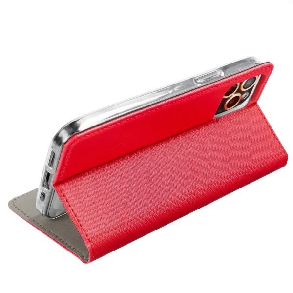 Knižkové puzdro Smart Case Book pre Motorola Moto G62, červená