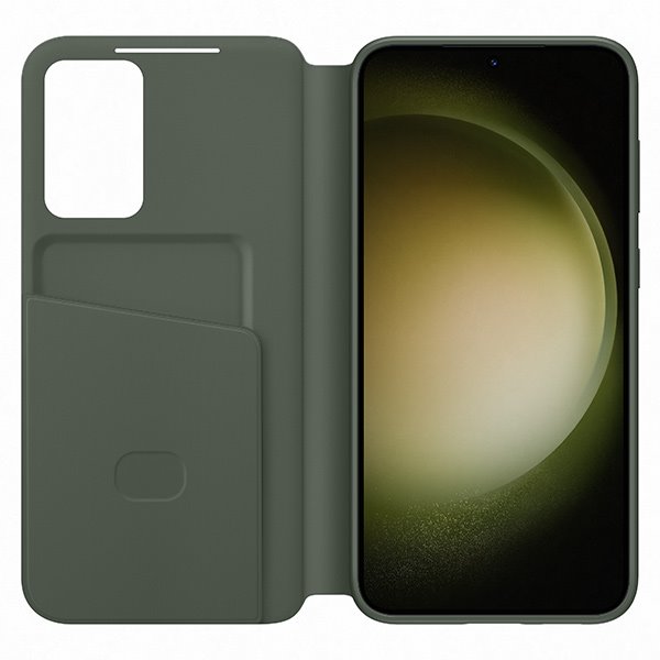 Knižkové puzdro Smart View Wallet pre Samsung Galaxy S23 Plus, zelená Knižkové puzdro Smart View Wallet pre Samsung Galaxy S23 Plus, zelená