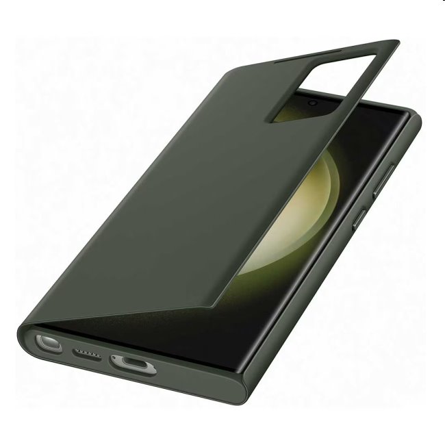 Puzdro Smart View Wallet pre Samsung Galaxy S23 Ultra, green Puzdro Smart View Wallet pre Samsung Galaxy S23 Ultra, green