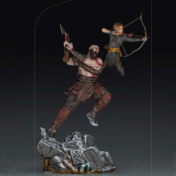 Socha Kratos and Atreus Art Scale 1/10 (God of War)