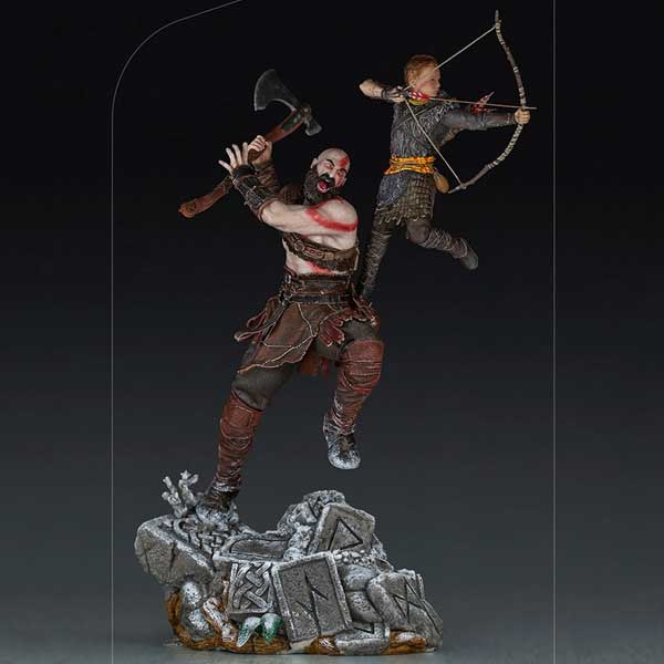 Socha Kratos and Atreus Art Scale 1/10 (God of War)