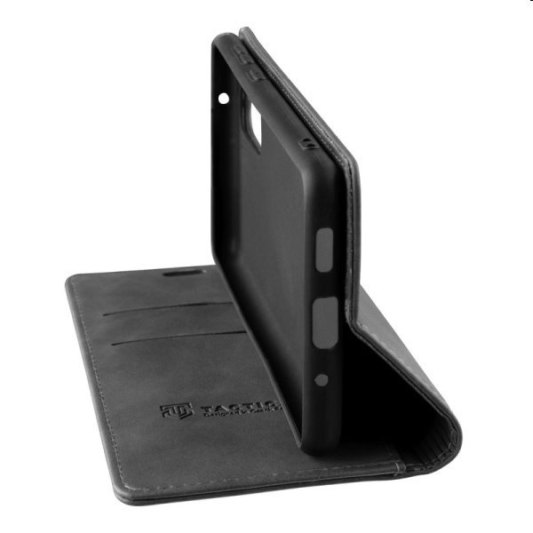 Knižkové puzdro Tactical Xproof pre Samsung Galaxy S23, čierna