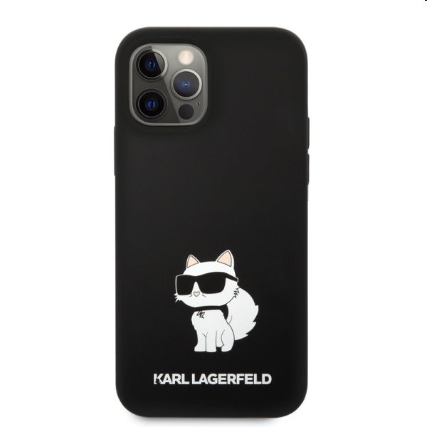 Zadný kryt Karl Lagerfeld Liquid Silicone Choupette NFT pre Apple iPhone 12/12 Pro, čierna Zadný kryt Karl Lagerfeld Liquid Silicone Choupette NFT pre Apple iPhone 12/12 Pro, čierna
