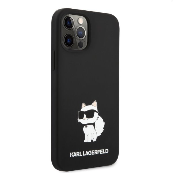 Zadný kryt Karl Lagerfeld Liquid Silicone Choupette NFT pre Apple iPhone 12/12 Pro, čierna Zadný kryt Karl Lagerfeld Liquid Silicone Choupette NFT pre Apple iPhone 12/12 Pro, čierna