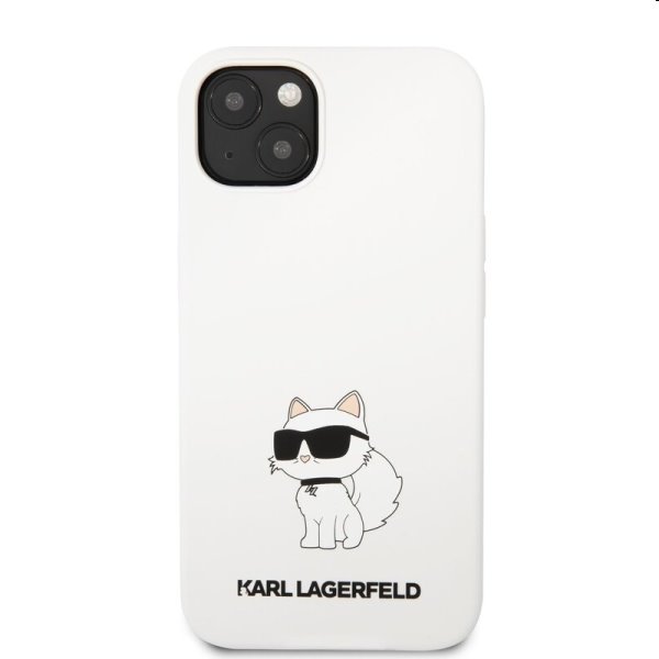 Zadný kryt Karl Lagerfeld Liquid Silicone Choupette NFT pre Apple iPhone 13, biela Zadný kryt Karl Lagerfeld Liquid Silicone Choupette NFT pre Apple iPhone 13, biela
