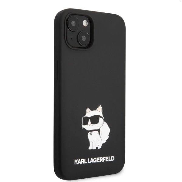 Zadný kryt Karl Lagerfeld Liquid Silicone Choupette NFT pre Apple iPhone 13, čierna Zadný kryt Karl Lagerfeld Liquid Silicone Choupette NFT pre Apple iPhone 13, čierna