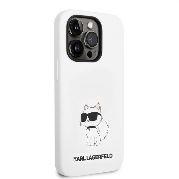Zadný kryt Karl Lagerfeld Liquid Silicone Choupette NFT pre Apple iPhone 14 Pro Max, biela Zadný kryt Karl Lagerfeld Liquid Silicone Choupette NFT pre Apple iPhone 14 Pro Max, biela