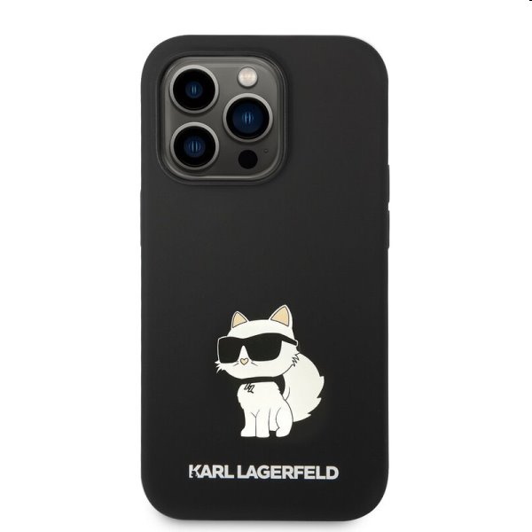 Zadný kryt Karl Lagerfeld Liquid Silicone Choupette NFT pre Apple iPhone 14 Pro Max, čierna Zadný kryt Karl Lagerfeld Liquid Silicone Choupette NFT pre Apple iPhone 14 Pro Max, čierna