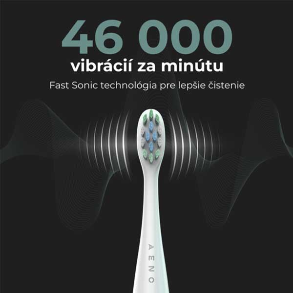 Aeno Sonická zubná kefka SMART DB1S, biela Aeno Sonická zubná kefka SMART DB1S, biela