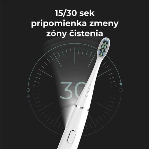 Aeno Sonická zubná kefka SMART DB1S, biela Aeno Sonická zubná kefka SMART DB1S, biela