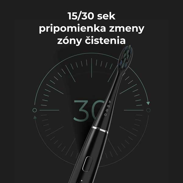 Aeno Sonická zubná kefka SMART DB2S, čierna Aeno Sonická zubná kefka SMART DB2S, čierna