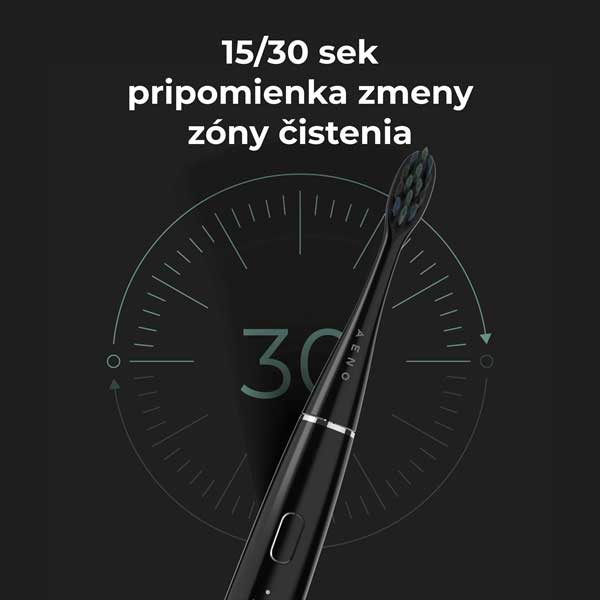 Aeno Sonická zubná kefka SMART DB2S, čierna