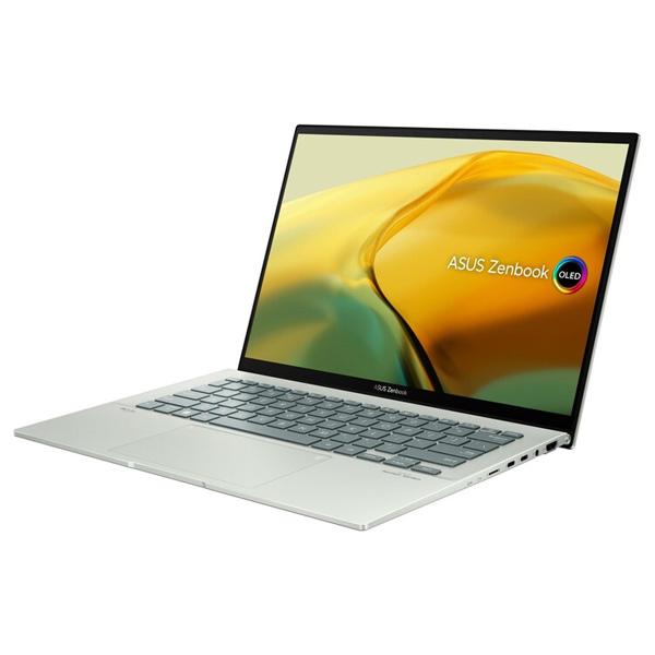 ASUS Zenbook, i7-1260P, 16 GB/1 TB SSD, 14" 2,8K Iris Xe, Win11, Aqua Celadon