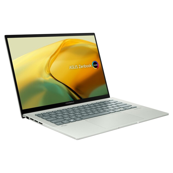 ASUS Zenbook, i7-1260P, 16 GB/1 TB SSD, 14" 2,8K Iris Xe, Win11, Aqua Celadon ASUS Zenbook, i7-1260P, 16 GB/1 TB SSD, 14" 2,8K Iris Xe, Win11, Aqua Celadon