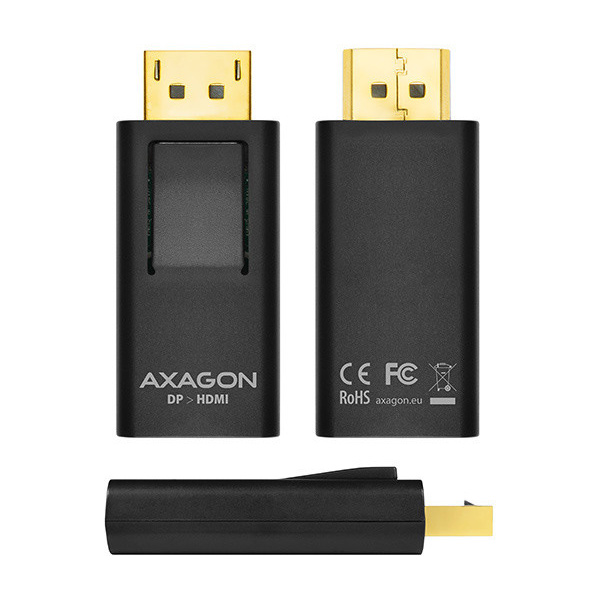 AXAGON RVD-HI, DisplayPort na HDMI redukcia mini adapter, FullHD AXAGON RVD-HI, DisplayPort na HDMI redukcia mini adapter, FullHD
