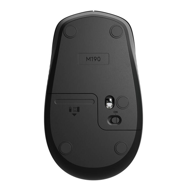 Bezdrôtová myš Logitech M190 Full-size, čierna