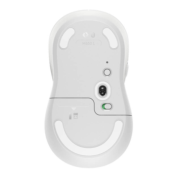 Bezdrôtová myš Logitech M650 L Signature, biela