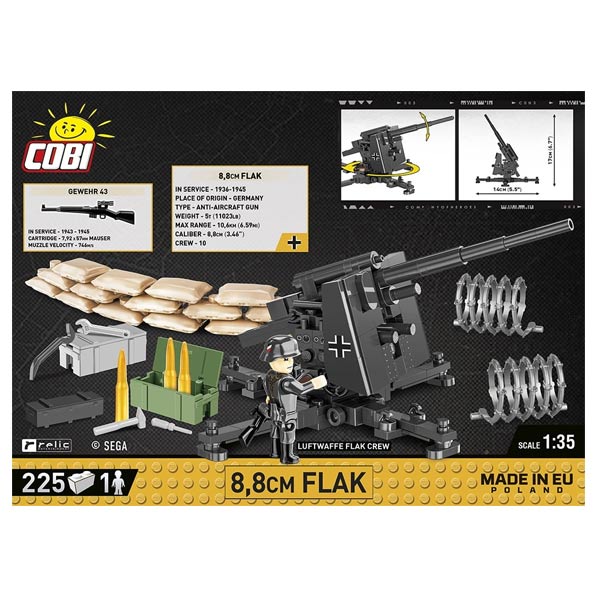 Cobi 8,8 cm FLAK (Company of Heroes 3)