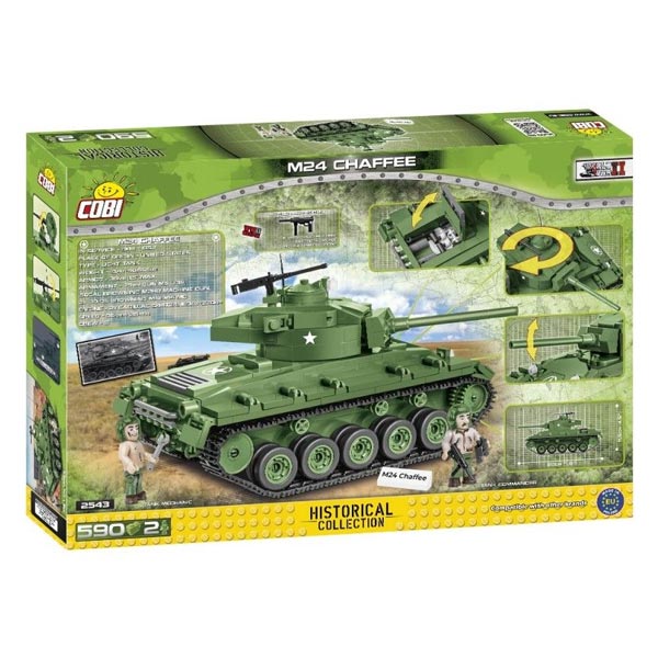 Cobi World War II tank M24 CHAFFEE