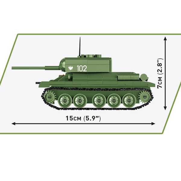 Cobi World War II tank T34/85