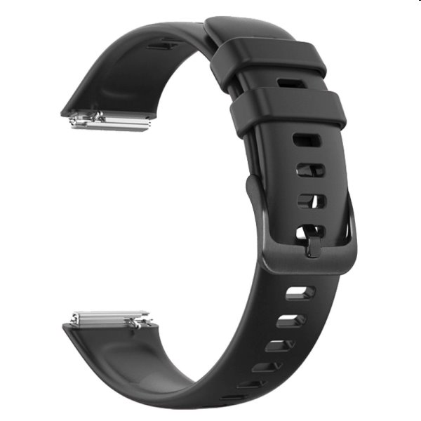 FIXED Silikónový remienok pre Huawei Band 7, čierna