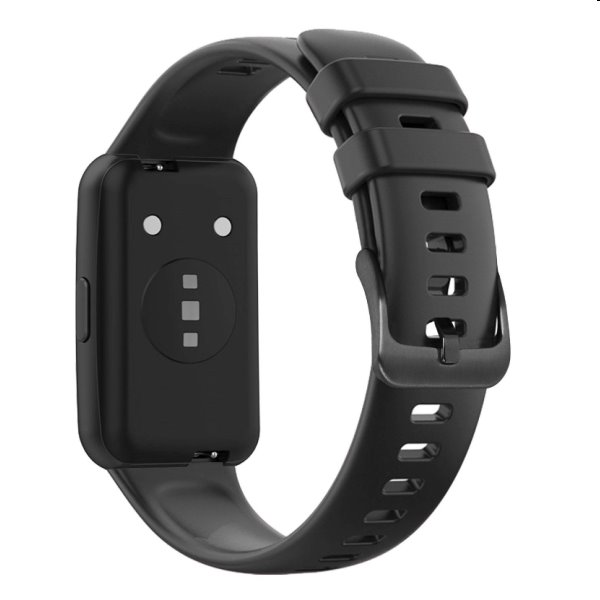 FIXED Silikónový remienok pre Huawei Band 7, čierna